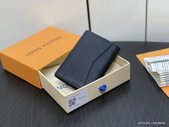 Official oldcobbler LOUIS Organizer-7.5*11.1*1 VUITTON cm Pocket 0804